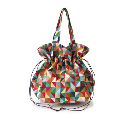 【Erwan L アルワンエル】 フランス製 【Drawstring tote 25007】トートバッグ