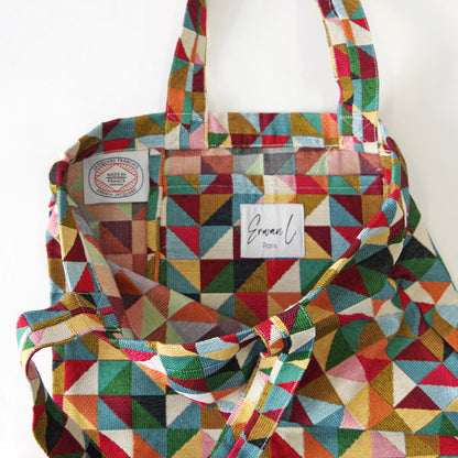 【Erwan L アルワンエル】 フランス製 【Daily tote 25008】 トートバッグ