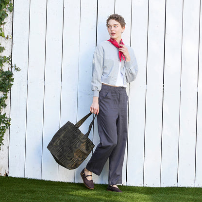【Erwan L アルワンエル】 フランス製 【Lesson tote 25009】 トートバッグ