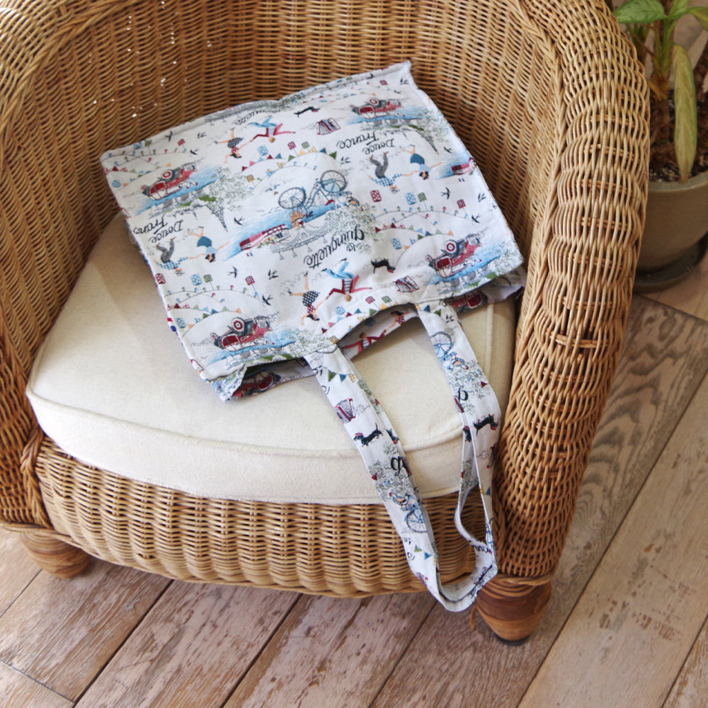 【Erwan L アルワンエル】 フランス製 【Boxy tote 25010】 トートバッグ