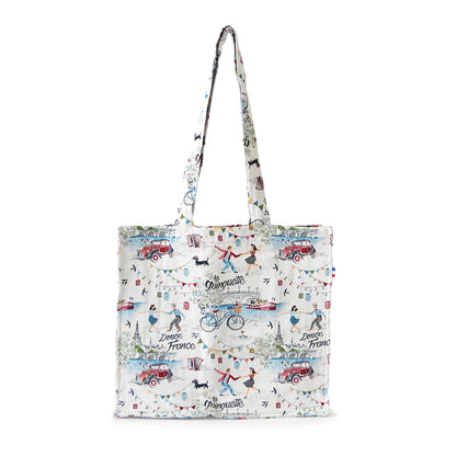 【Erwan L アルワンエル】 フランス製 【Boxy tote 25010】 トートバッグ