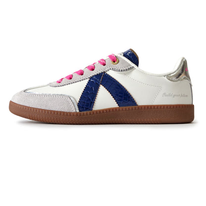 【ASFVLT アスファルト】【ELITE CLASSIC】WHITE NAVY CROC SILVER【ELC047】