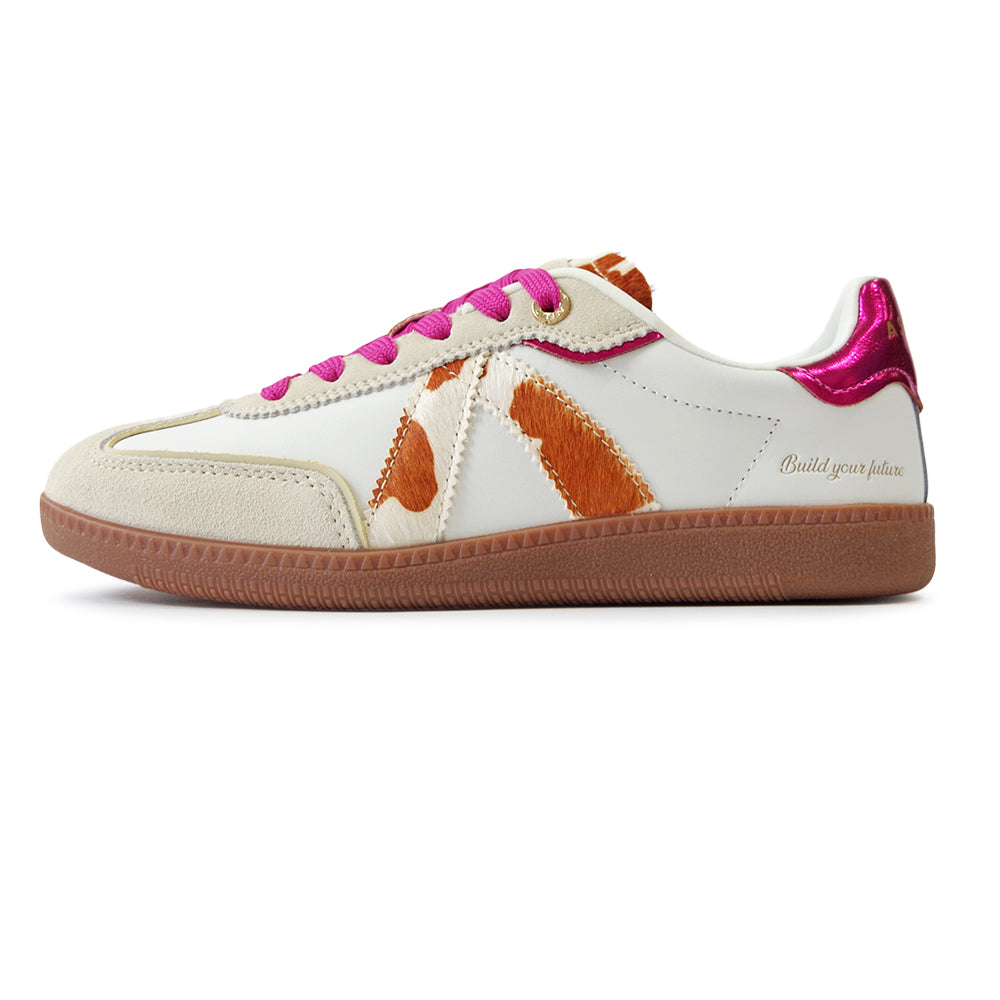 【ASFVLT アスファルト】【ELITE CLASSIC】TAN COW PONY HAIR FUSHIA【ELC007】