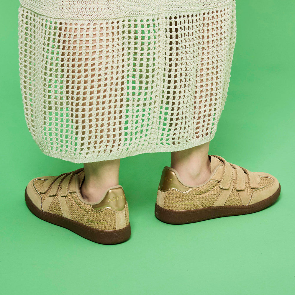 【ASFVLT アスファルト】【ELITE CLASSIC VELCRO】BEIGE RAFIA【ELV05】