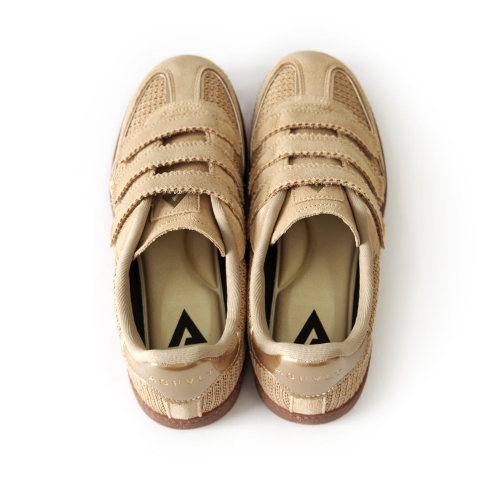 【ASFVLT アスファルト】【ELITE CLASSIC VELCRO】BEIGE RAFIA【ELV05】