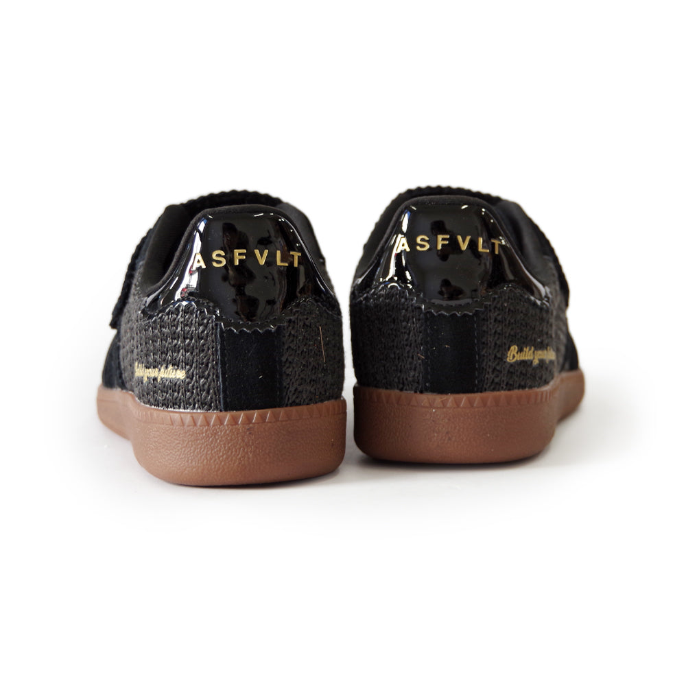 【ASFVLT アスファルト】【ELITE CLASSIC VELCRO】BLACK RAFIA【ELV04】
