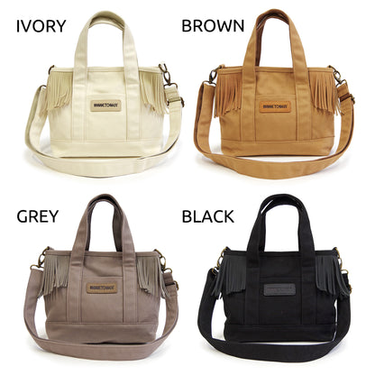 ミネトンカ MINNETONKA 【SIDE FRINGE 2WAY TOTE BAG】正規販売代理店 正規品 フリンジ トートバッグ ミニバッグ 2way ショルダーバッグ