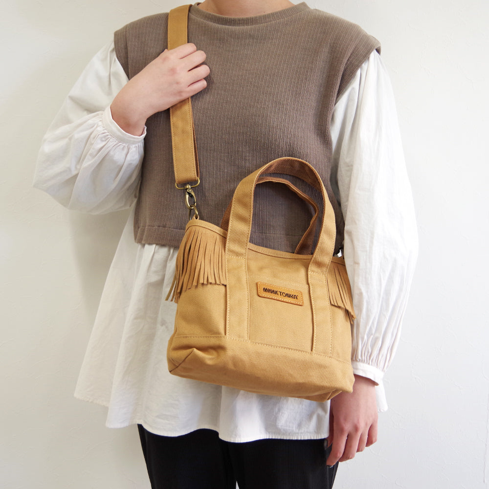 ミネトンカ MINNETONKA 【SIDE FRINGE 2WAY TOTE BAG】正規販売代理店 正規品 フリンジ トートバッグ ミニバッグ 2way ショルダーバッグ