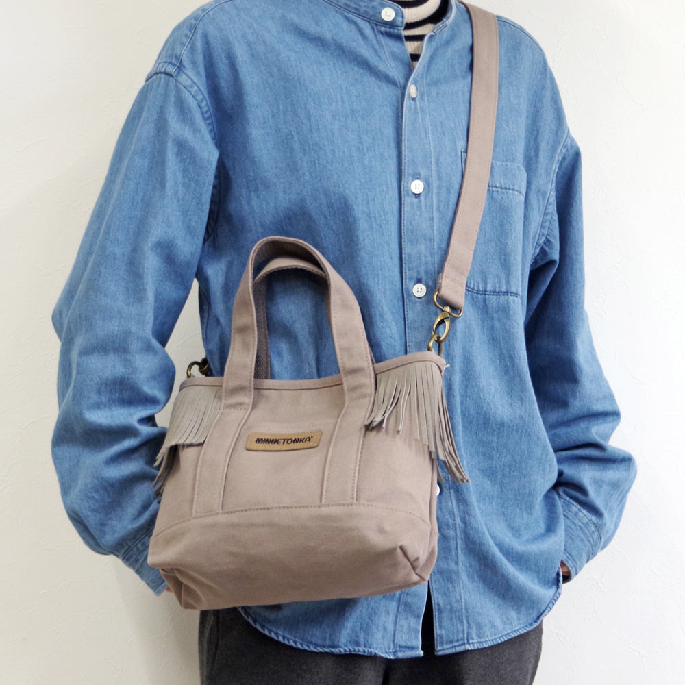 ミネトンカ MINNETONKA 【SIDE FRINGE 2WAY TOTE BAG】正規販売代理店 正規品 フリンジ トートバッグ ミニバッグ 2way ショルダーバッグ