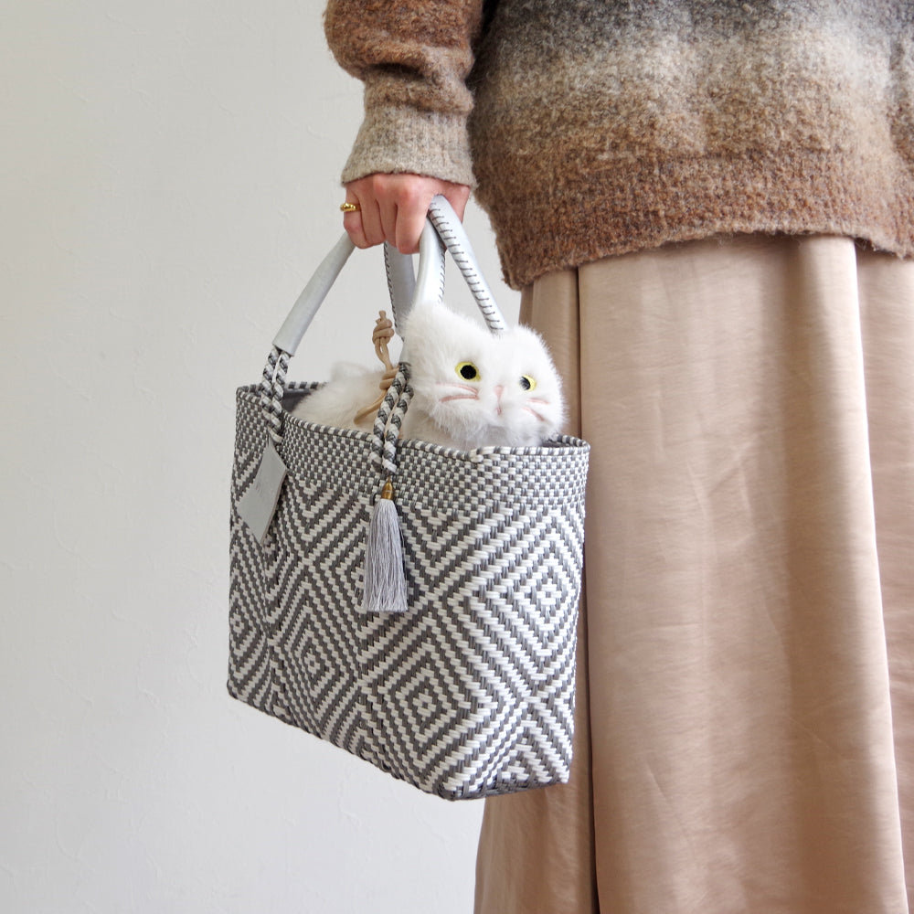 【WOVEN ウーヴン】エコファーねこ2WAYバッグ【ECO FUR NEKO 2WAY BAG】