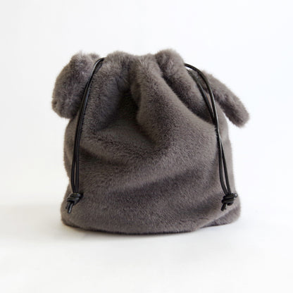 【WOVEN ウーヴン】エコファーねこ2WAYバッグ【ECO FUR NEKO 2WAY BAG】