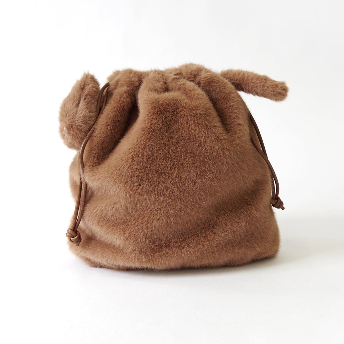 【売上の一部を寄付｜保護犬猫支援】【WOVEN ウーヴン】エコファーねこ2WAYバッグ【ECO FUR NEKO 2WAY BAG】