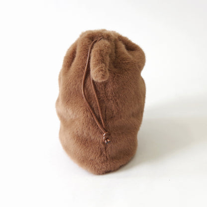 【売上の一部を寄付｜保護犬猫支援】【WOVEN ウーヴン】エコファーねこ2WAYバッグ【ECO FUR NEKO 2WAY BAG】
