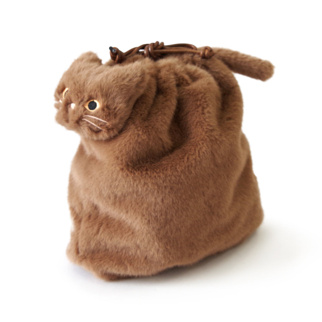 【売上の一部を寄付｜保護犬猫支援】【WOVEN ウーヴン】エコファーねこ2WAYバッグ【ECO FUR NEKO 2WAY BAG】