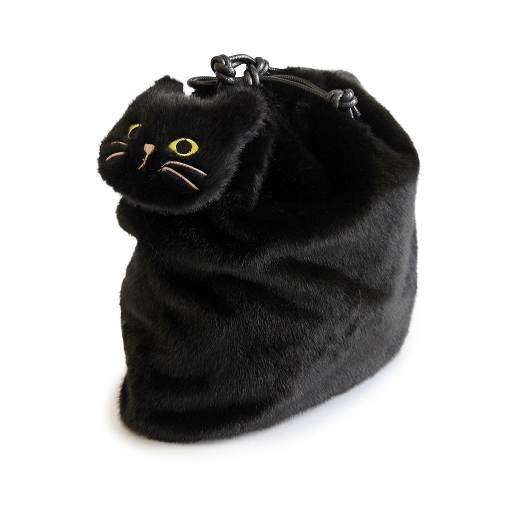 【売上の一部を寄付｜保護犬猫支援】【WOVEN ウーヴン】エコファーねこ2WAYバッグ【ECO FUR NEKO 2WAY BAG】