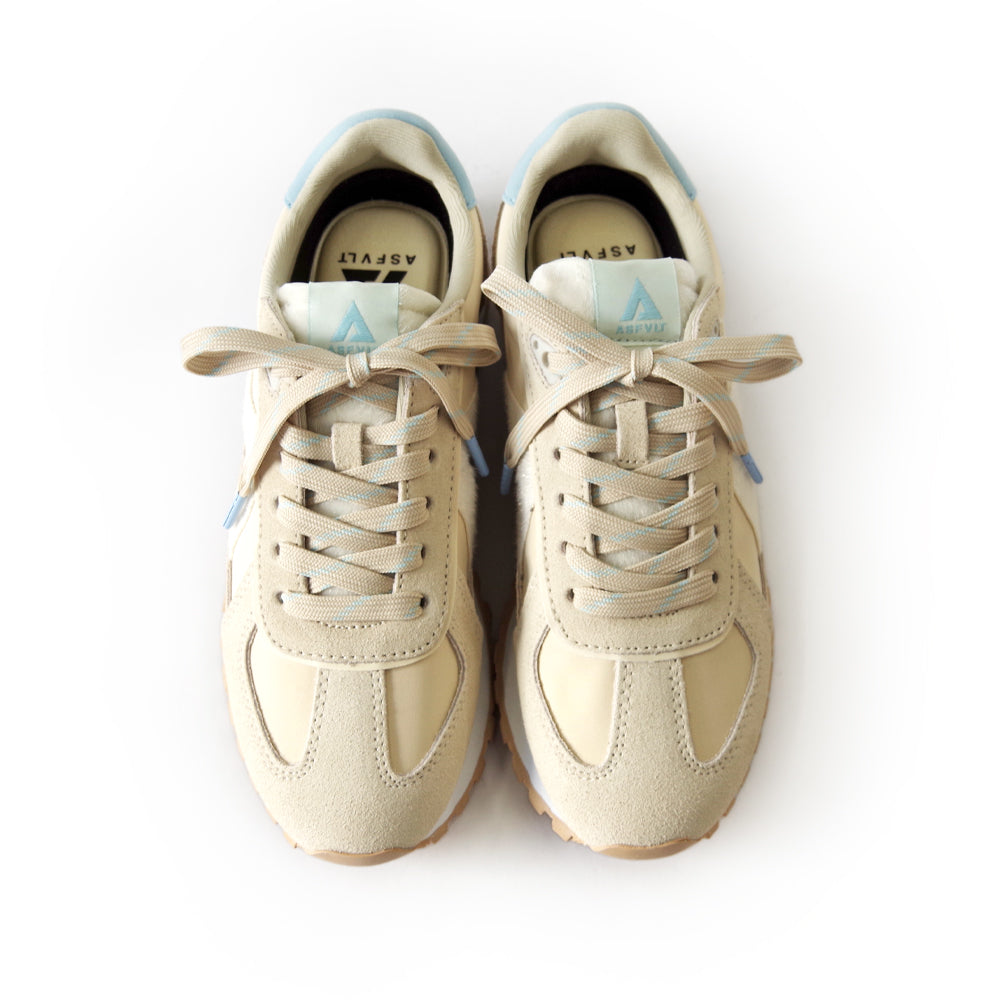 【ASFVLT アスファルト】【GATE】OFF WHITE BEIGE PONY HAIR BLUE【GAT101】