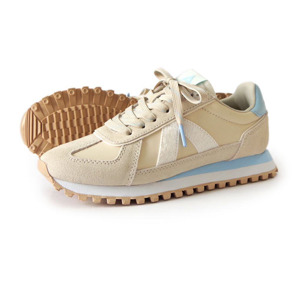 【ASFVLT アスファルト】【GATE】OFF WHITE BEIGE PONY HAIR BLUE【GAT101】