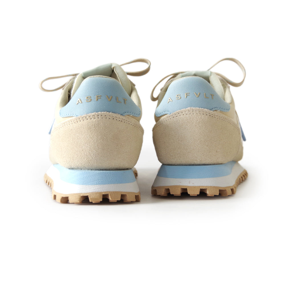 【ASFVLT アスファルト】【GATE】OFF WHITE BEIGE PONY HAIR BLUE【GAT101】