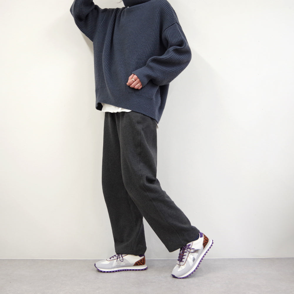 【特典付き】【ASFVLT アスファルト】【GATE】WHITE SILVER LEOPARD PONY HAIR DK PURPLE【GAT049】