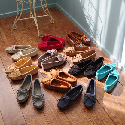 【MINNETONKA ミネトンカ】正規販売代理店 正規品キルティースウェードモカシン シューズ