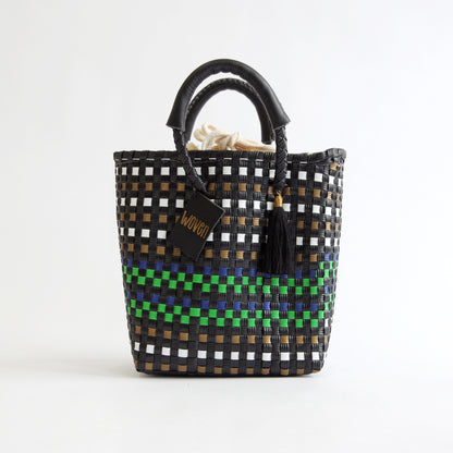 【WOVEN ウーヴン】ミニトートバッグ メキシコ製 バスケットバッグ メルカドバッグ