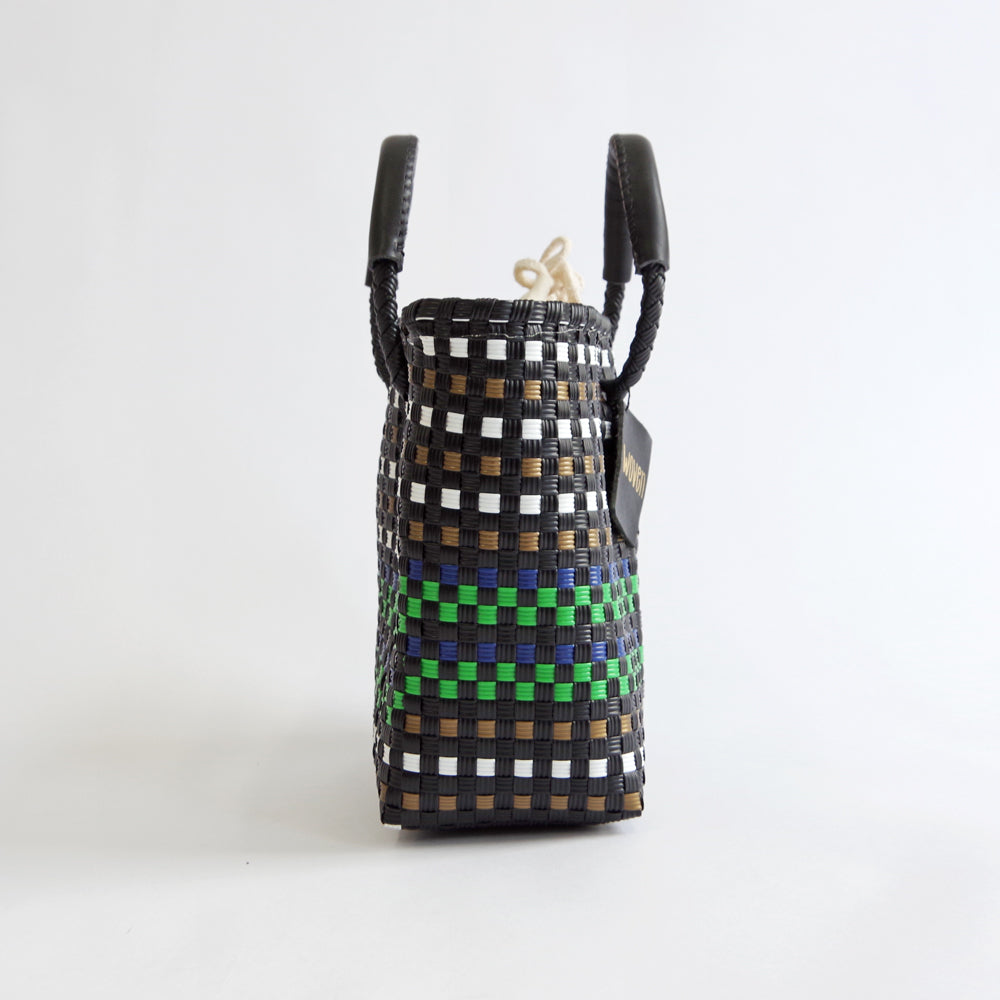 【WOVEN ウーヴン】ミニトートバッグ メキシコ製 バスケットバッグ メルカドバッグ