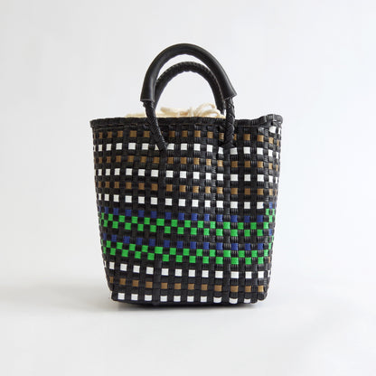 【WOVEN ウーヴン】ミニトートバッグ メキシコ製 バスケットバッグ メルカドバッグ