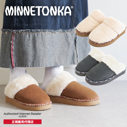 【特典付き】【MINNETONKA ミネトンカ】正規販売代理店 正規品 【CERISE】 ボアスリッパ 【40930 40932 44842】