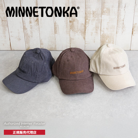 【MINNETONKA ミネトンカ】正規販売代理店 正規品 【CORDUROY LAW CAP】 コーデュロイローキャップ