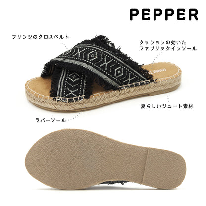 【特典付き】【MINNETONKA ミネトンカ】 PEPPER ペッパー【518001 518425 518954 518295】 クロスベルトサンダル