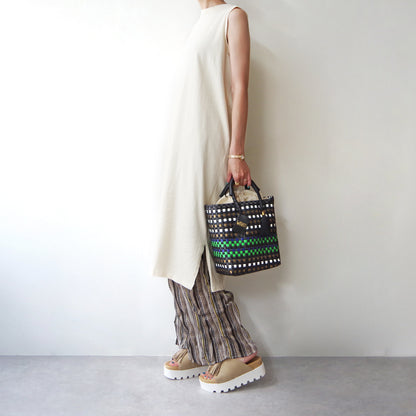 【WOVEN ウーヴン】ミニトートバッグ メキシコ製 バスケットバッグ メルカドバッグ
