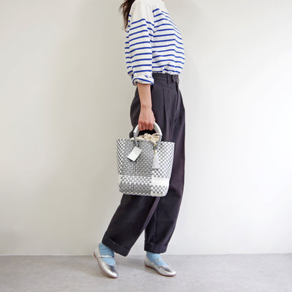 【WOVEN ウーヴン】ミニトートバッグ メキシコ製 バスケットバッグ メルカドバッグ