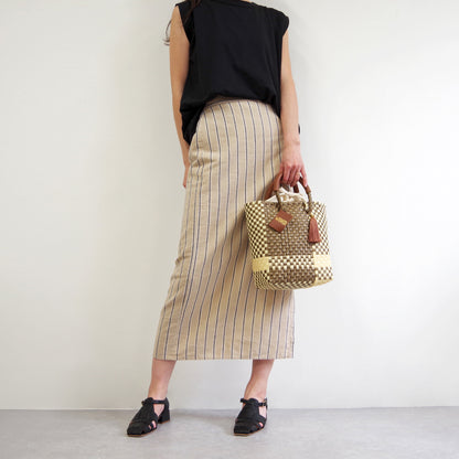 【WOVEN ウーヴン】ミニトートバッグ メキシコ製 バスケットバッグ メルカドバッグ