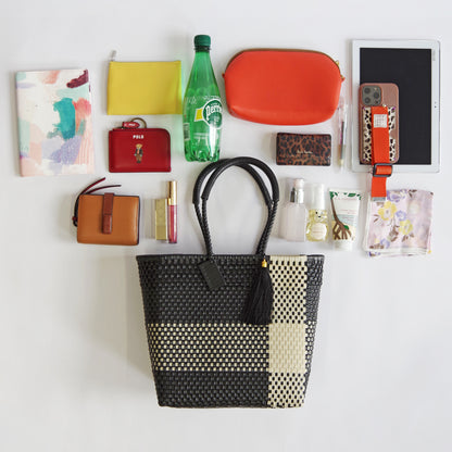 【WOVEN ウーヴン】メルカドバッグ スモール 【MERCADO BAG SMALL】 メキシコ製 カゴバッグ