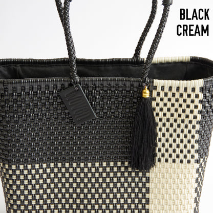 【WOVEN ウーヴン】メルカドバッグ スモール 【MERCADO BAG SMALL】 メキシコ製 カゴバッグ