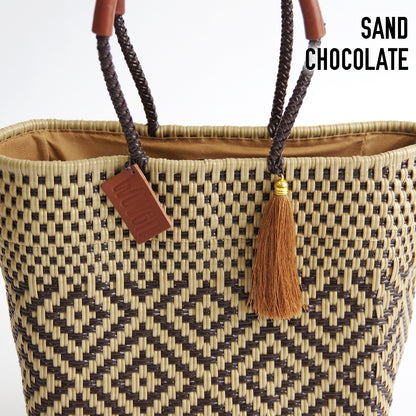 【WOVEN ウーヴン】メルカドバッグ スモール 【MERCADO BAG SMALL】 メキシコ製 カゴバッグ