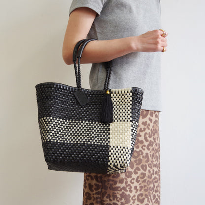 【WOVEN ウーヴン】メルカドバッグ スモール 【MERCADO BAG SMALL】 メキシコ製 カゴバッグ