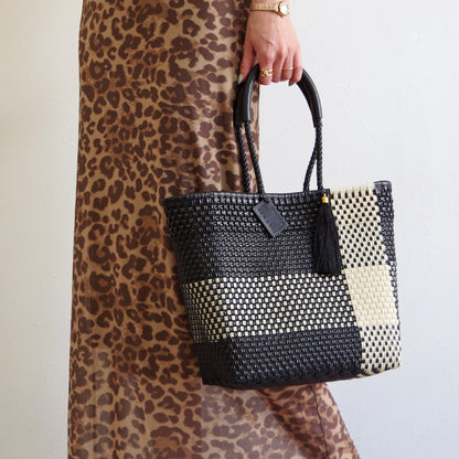 【WOVEN ウーヴン】メルカドバッグ スモール 【MERCADO BAG SMALL】 メキシコ製 カゴバッグ