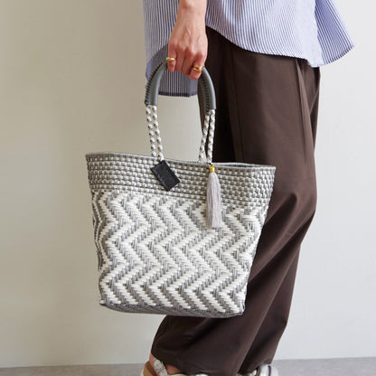 【WOVEN ウーヴン】メルカドバッグ スモール 【MERCADO BAG SMALL】 メキシコ製 カゴバッグ