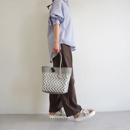 【WOVEN ウーヴン】メルカドバッグ スモール 【MERCADO BAG SMALL】 メキシコ製 カゴバッグ