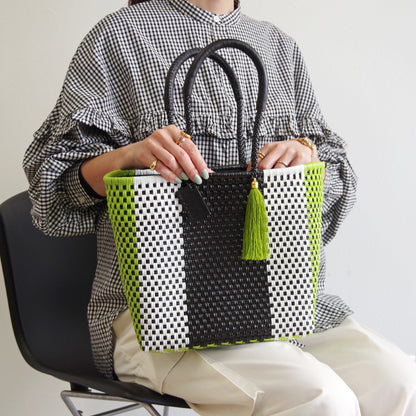 【WOVEN ウーヴン】メルカドバッグ スモール 【MERCADO BAG SMALL】 メキシコ製 カゴバッグ