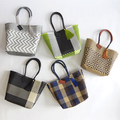 【WOVEN ウーヴン】メルカドバッグ スモール 【MERCADO BAG SMALL】 メキシコ製 カゴバッグ