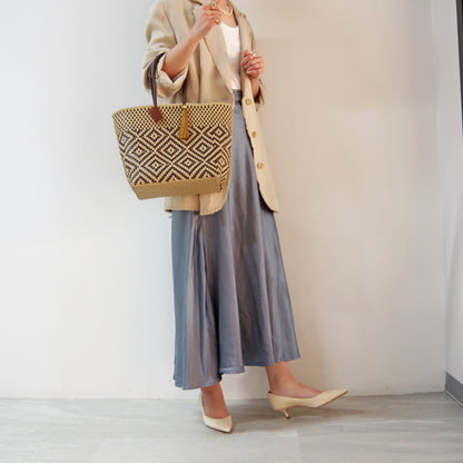 【WOVEN ウーヴン】メルカドバッグ スモール 【MERCADO BAG SMALL】 メキシコ製 カゴバッグ
