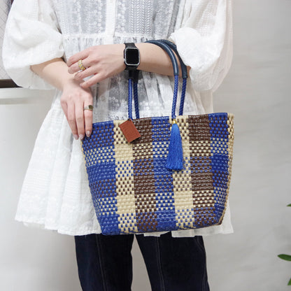 【WOVEN ウーヴン】メルカドバッグ スモール 【MERCADO BAG SMALL】 メキシコ製 カゴバッグ