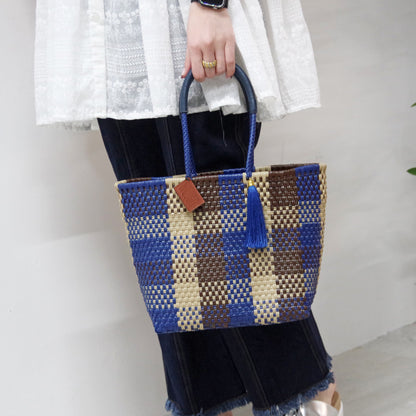 【WOVEN ウーヴン】メルカドバッグ スモール 【MERCADO BAG SMALL】 メキシコ製 カゴバッグ