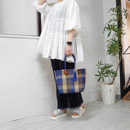 【WOVEN ウーヴン】メルカドバッグ スモール 【MERCADO BAG SMALL】 メキシコ製 カゴバッグ
