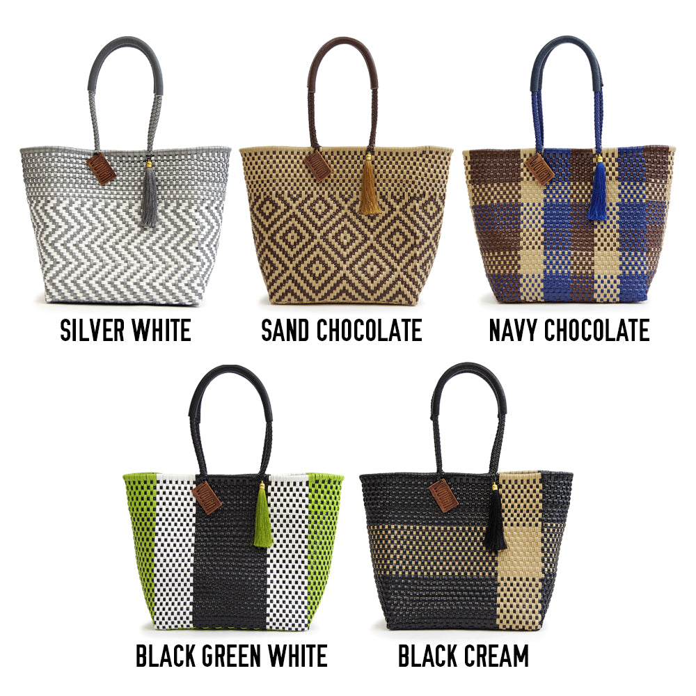 【WOVEN ウーヴン】メルカドバッグ スモール 【MERCADO BAG SMALL】 メキシコ製 カゴバッグ