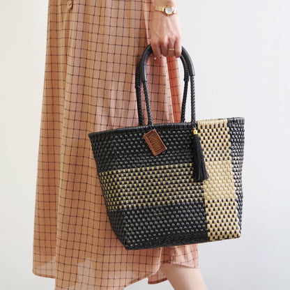 【WOVEN ウーヴン】メルカドバッグ スモール 【MERCADO BAG SMALL】 メキシコ製 カゴバッグ