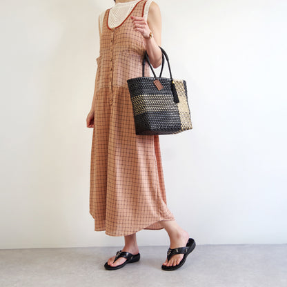 【WOVEN ウーヴン】メルカドバッグ スモール 【MERCADO BAG SMALL】 メキシコ製 カゴバッグ