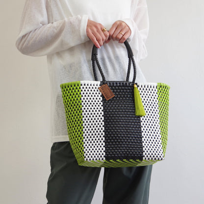 【WOVEN ウーヴン】メルカドバッグ スモール 【MERCADO BAG SMALL】 メキシコ製 カゴバッグ